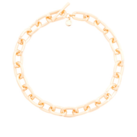 ALLSAINTS Textured Chain Link Toggle Necklace - Picture 3 of 5